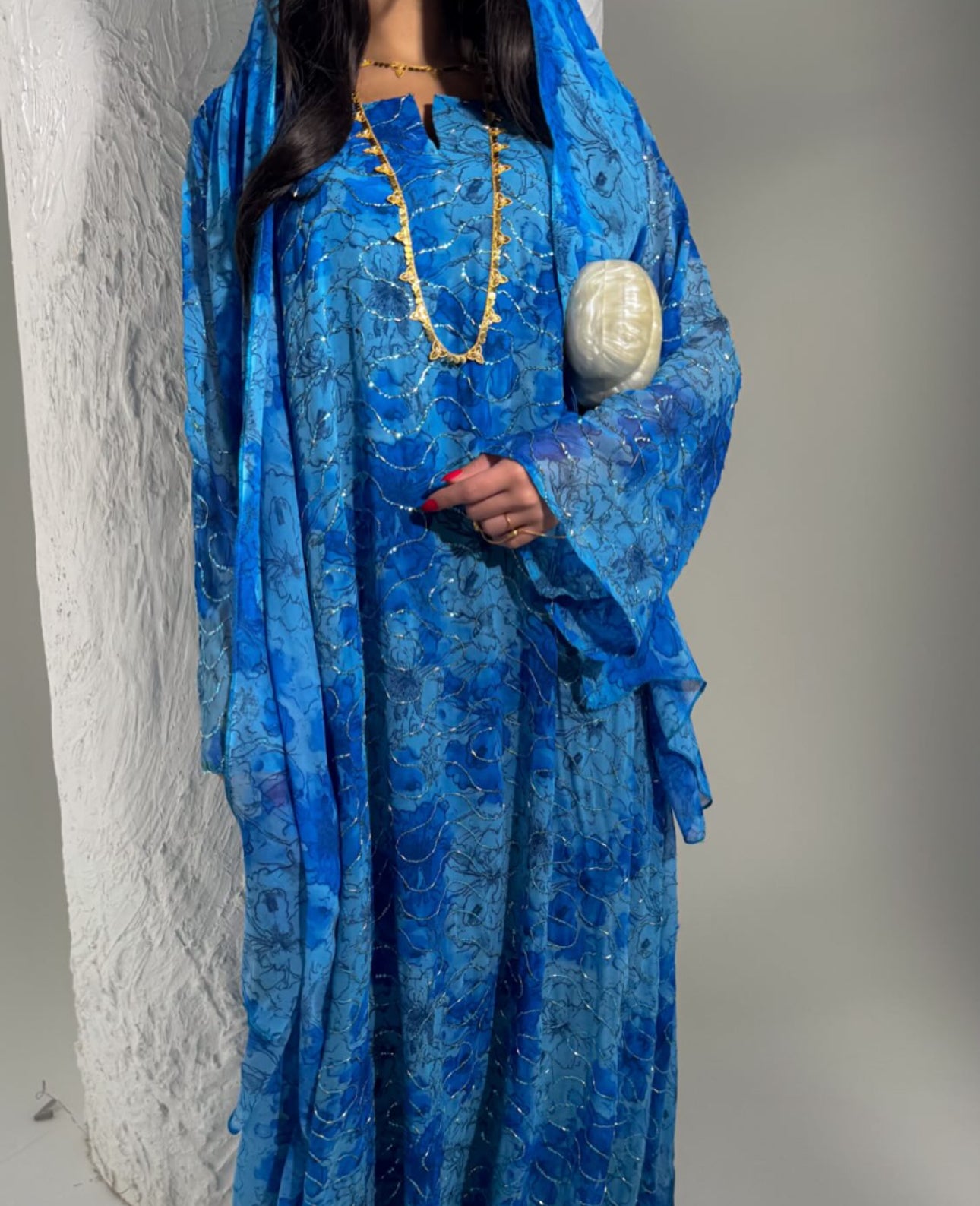 Marbling Makhwir with Shawl