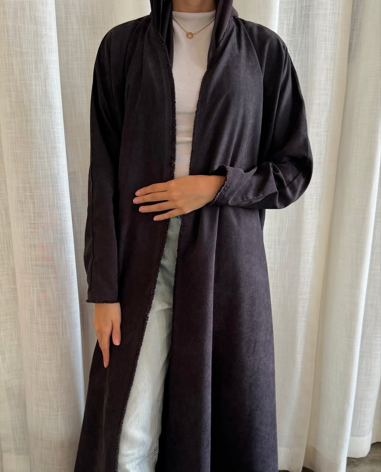 Abaya with shawl