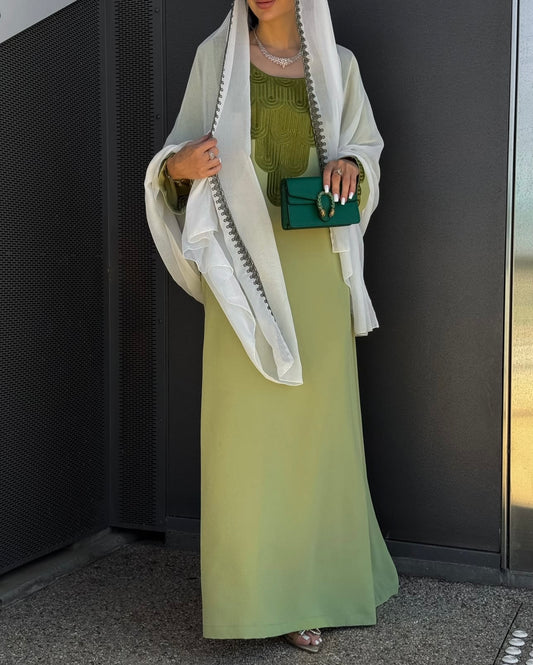 Embroidered Green  Makhwir